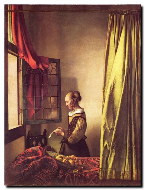 La jeune fille lisant une lettre de Johannes Vermeer