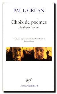 Paul Celan,  Choix de poèmes