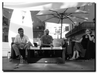 Patrick Simon, Martine Gonfalone-Modigliani et Françoise Lonquéty - © Photo Roselyne Fritel