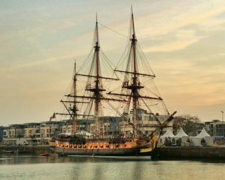 L'Hermione à La Rochelle, mars 2015 - © PPierre Kobel