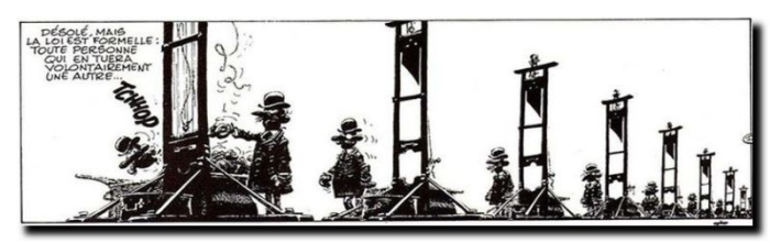 Dessin de Franquin, Idées noires